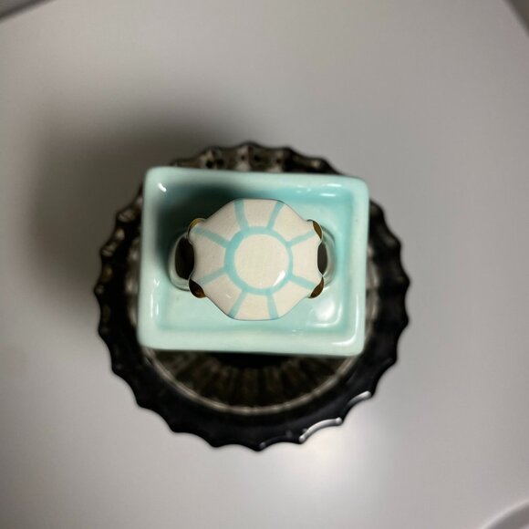 Nora Fleming A65C "She says Yes" HTF Retired Engagement Ring mini - Picture 5 of 7